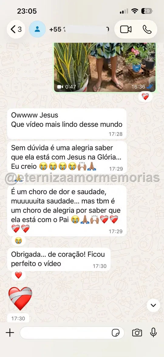 Depoimento real
