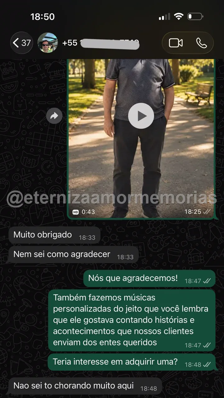 Depoimento real
